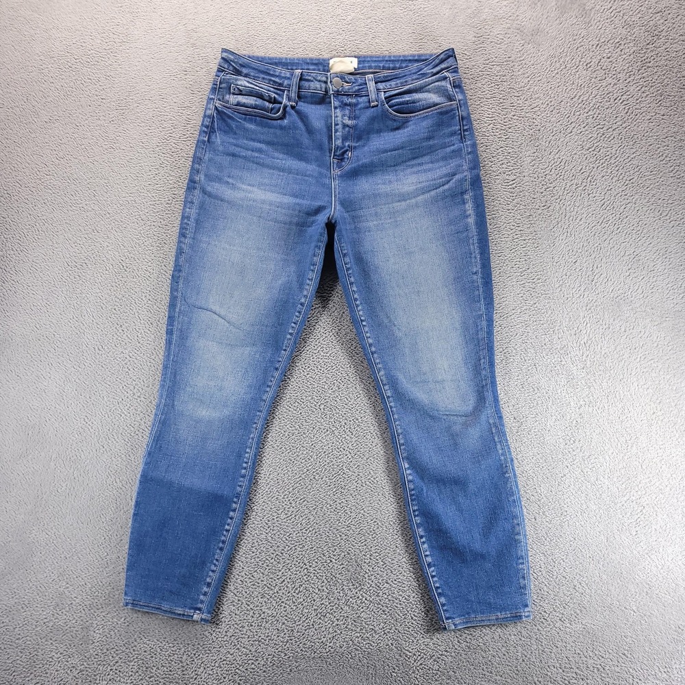 L'AGENCE Jeans Womens 30 Blue Skinny Ankle Medium Wash Slim Stretch Denim 44119
